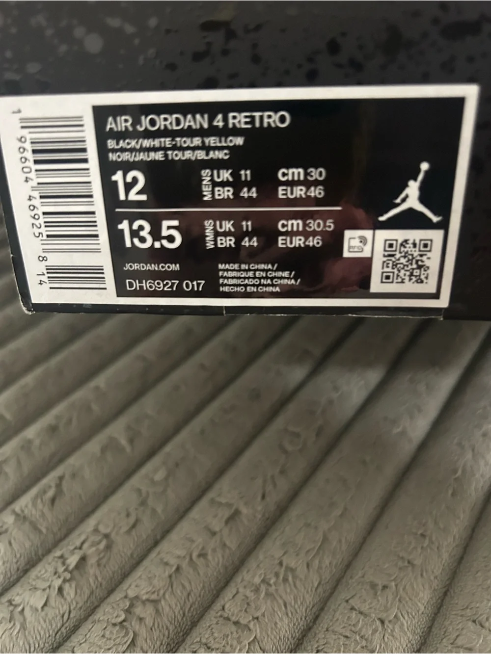 Jordan 4 Thunder